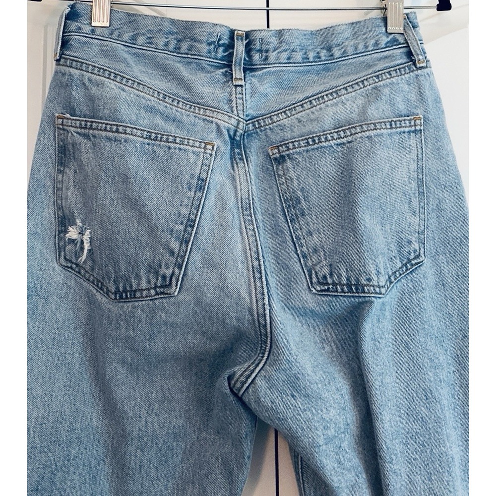 Agolde 90s Jeans Women's Sz 27 High Rise Straight Leg Denim Organic Cotton Pants - Picture 5 of 12